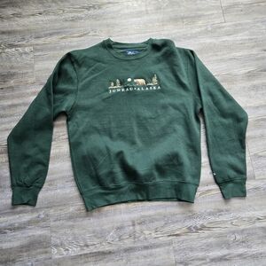 Green Sweatshirt Juneau Alaska